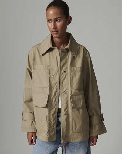 Day Birger et Mikkelsen - Amira Heavy Cotton Jakke - Chinchilla